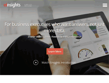 Tablet Screenshot of einsights.com